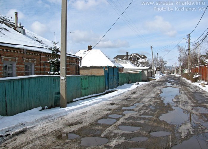 Фото ул. Цветущей (2013 г.)