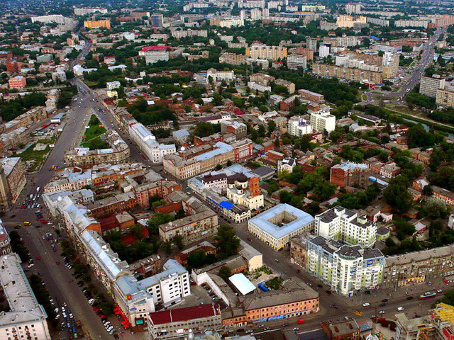 Харьков с высоты птичьего полёта