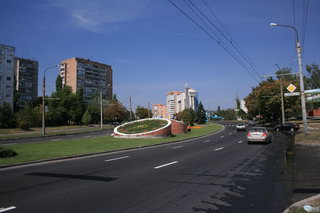 Цветочные часы на проспекте Гагарина