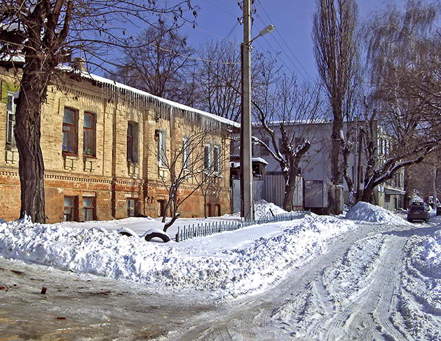 Улица Кутовая, Зимний Харьков