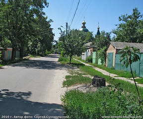 Улица Щигровская, летний Харьков